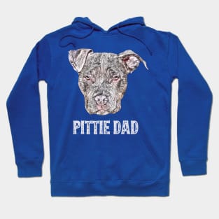 American Pit Bull Dad Father's Day Gift Hoodie
